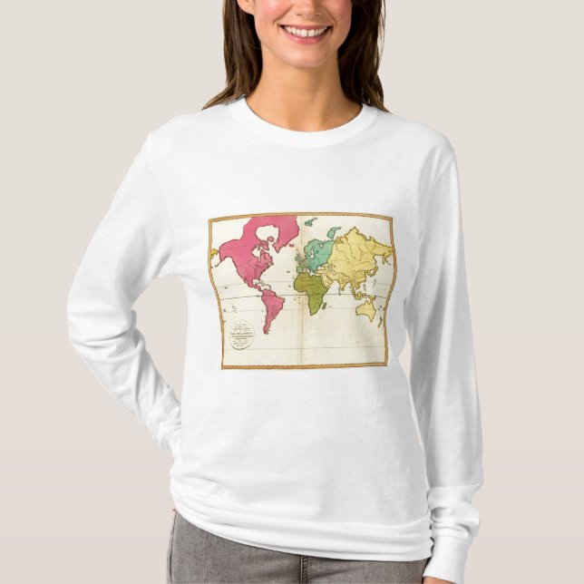 Plain map World T-Shirt (Front)