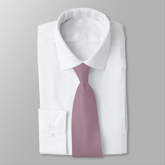 Plain Mauve, add monogram Tie (Tied)