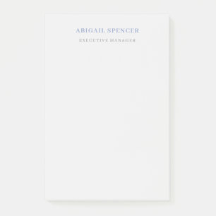 Plain Minimal Professional Post-it Notes