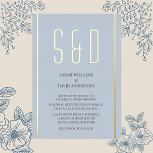 Plain Minimalist Chic Modern Script Wedding