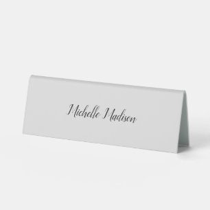 Plain Minimalist Modern Handwriting Calligraphy