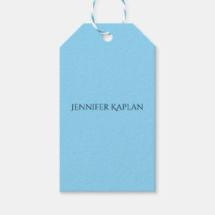 Plain Minimalist Professional Modern Gift Tags