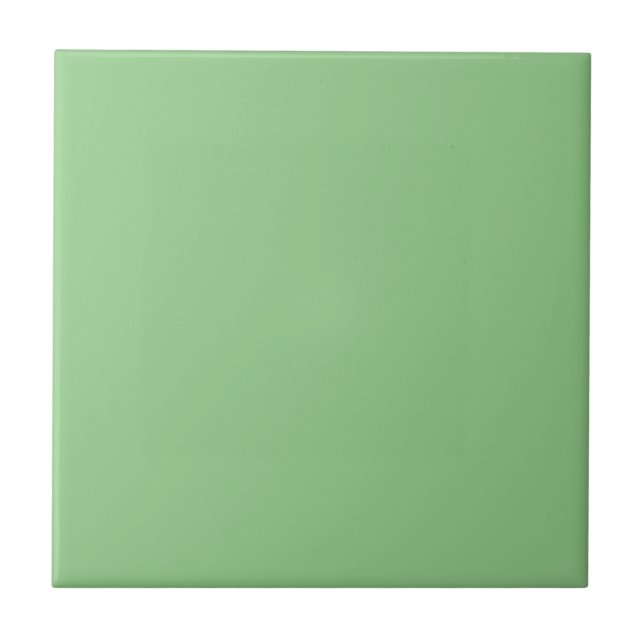 Plain Mint Green  Tile (Front)