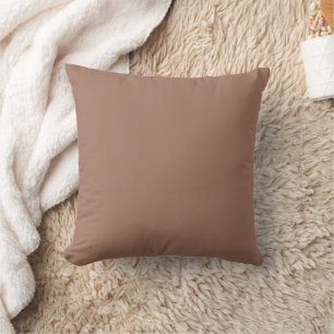 Plain Mocha Mousse Brown Colour 2025 Cushion