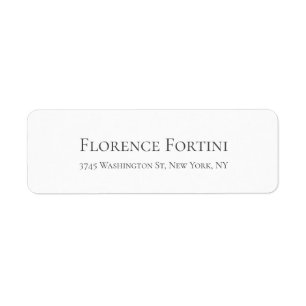 Plain Modern Black & White Minimalist Simple