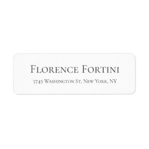 Plain Modern Black & White Minimalist Simple