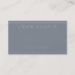Plain Modern Professional Elegant Luxury Business Card