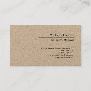 Plain Modern Professional Minimalist Business Card
