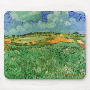 Plain Near Auvers by Vincent van Gogh Mouse Mat