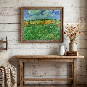 Plain Near Auvers by Vincent van Gogh Poster