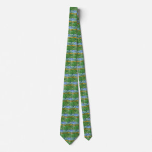 Plain Near Auvers by Vincent van Gogh Tie