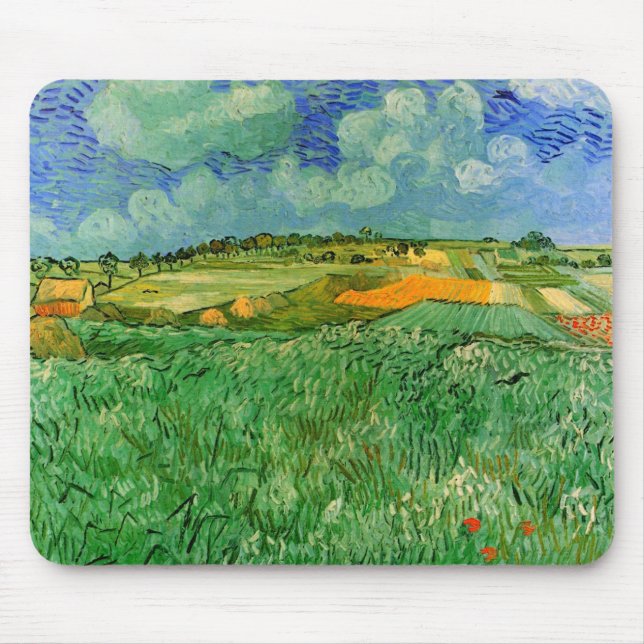 Plain Near Auvers Mouse Mat (Front)