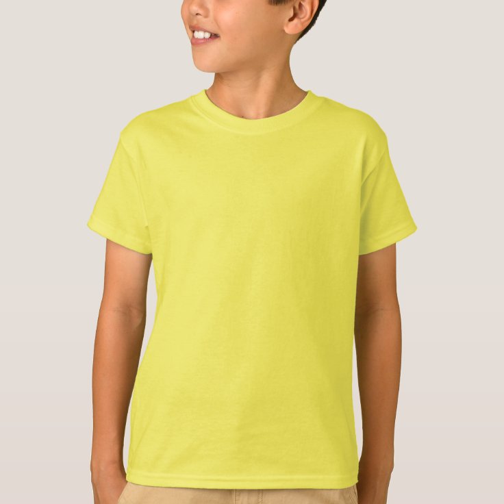 Plain yellow t shirt toddler Clearance