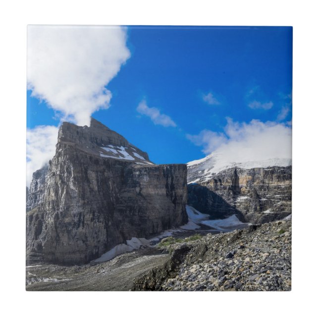Plain of Six Glaciers Lake Louise Alberta Canada Tile (Front)
