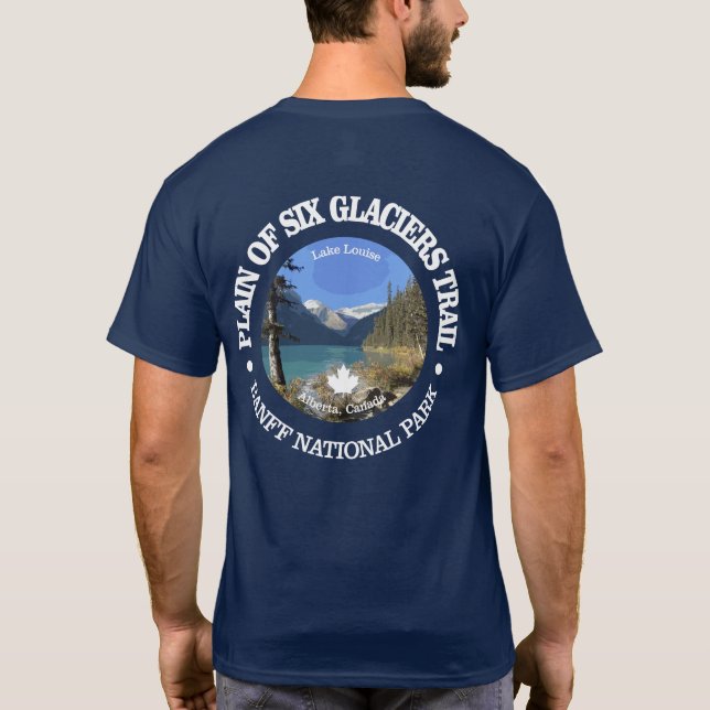 Plain of Six Glaciers Trail (rd) T-Shirt (Back)