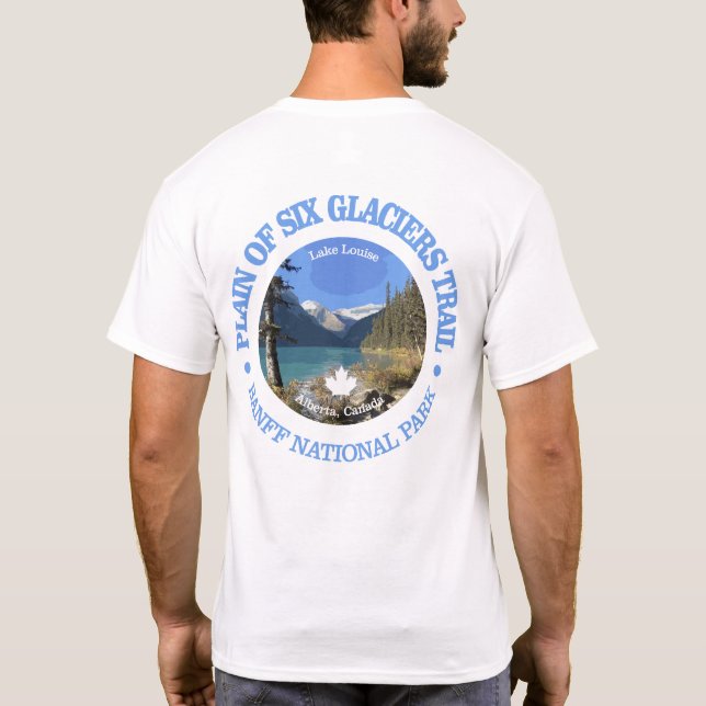 Plain of Six Glaciers Trail (rd) T-Shirt (Back)