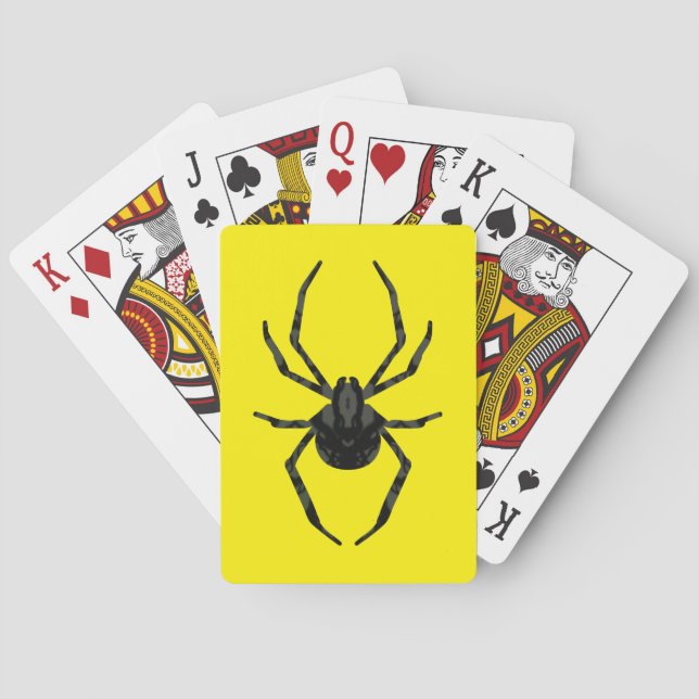 Plain Old Spider Playing Cards (Back)