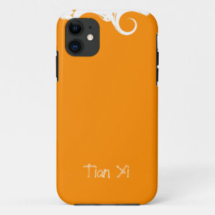 Plain Orange Professional Elegant Modern iPhone 11 Case
