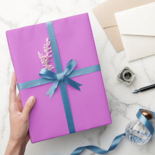 Plain Orchid Purple Colour Shade Tone Wrapping Paper