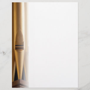 Plain organ pipe letterhead