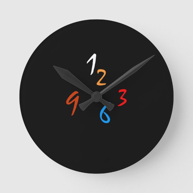 Plain Original Fun >Minimalist wall Clock (Front)