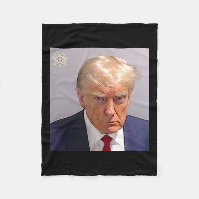 Plain Original Mug Shot - Clic Georgia Style  Fleece Blanket (Front)
