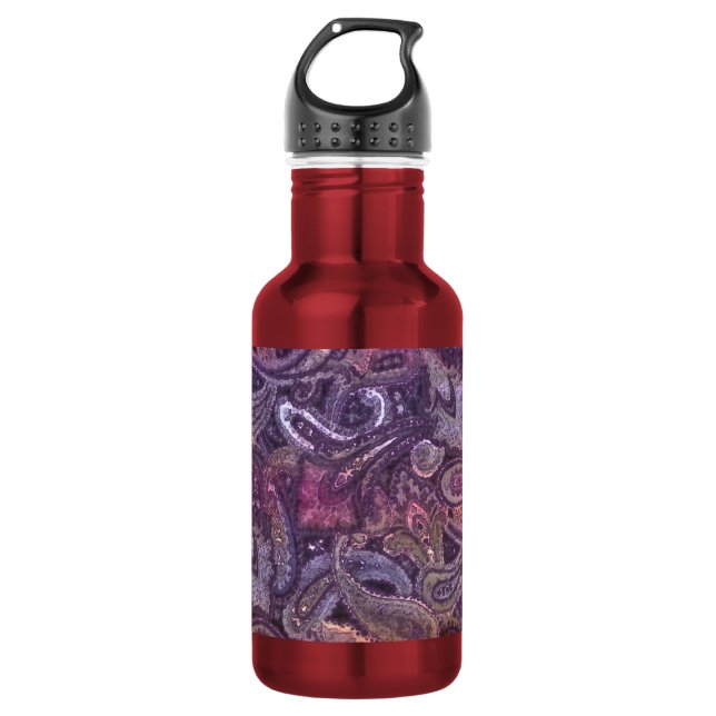 Plain Paisley 3 532 Ml Water Bottle (Front)