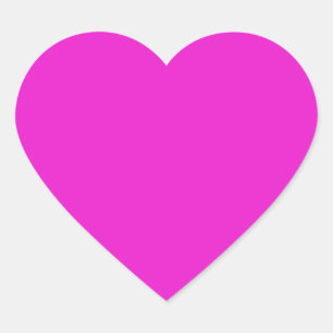 Plain Pink Heart Sticker