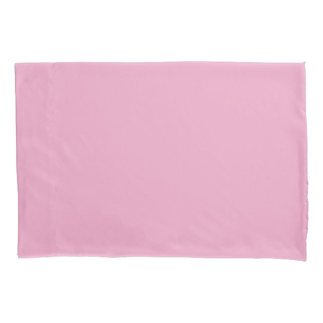 Plain Pink Pillowcases (Front-Left)