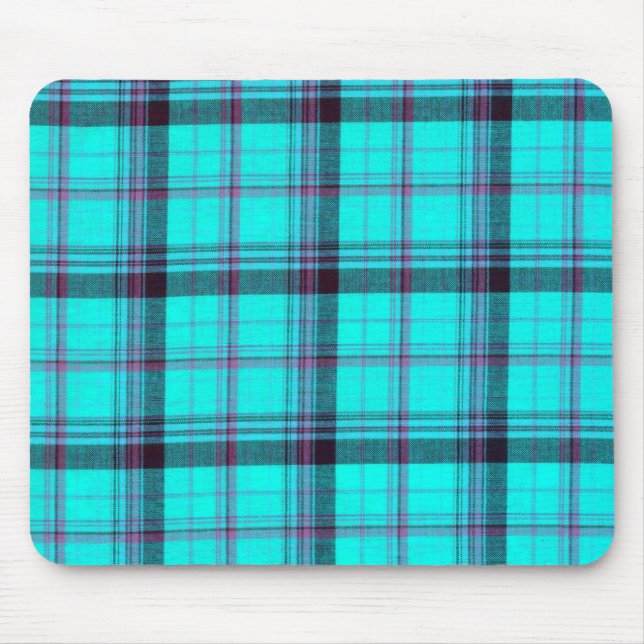 Plain Plaid 2b Mouse Mat (Front)