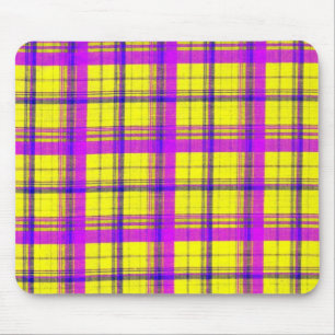 Plain Plaid 2h Mouse Mat