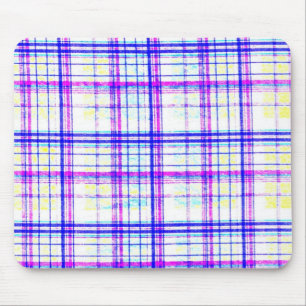 Plain Plaid 3q Mouse Mat