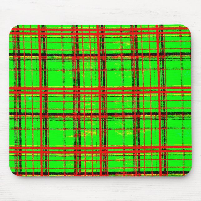 Plain Plaid 3t Mouse Mat (Front)