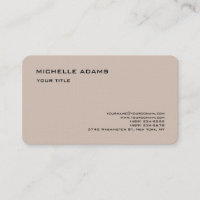 Plain Premium Linen Simple Professional Modern