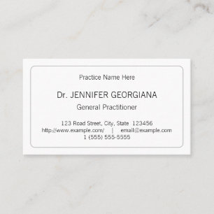 Plain, Professional, and Basic Business Card