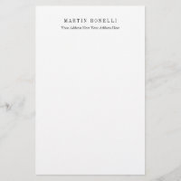 Plain Professional Black & White Minimalist