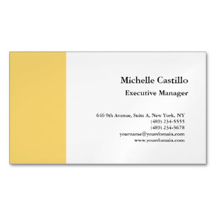 Plain Professional Minimalist Magnetic Business Card