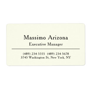 Plain Professional Modern Minimailst
