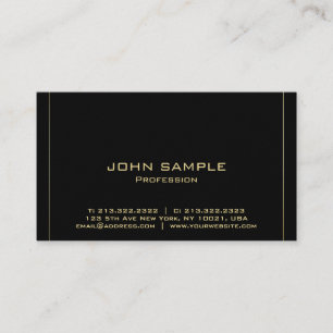 Plain Professional Modern Minimalist Luxury Business Card