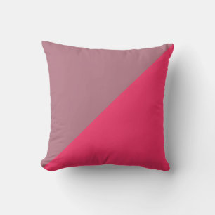 Plain Purple and Hot Pink Background Cushion
