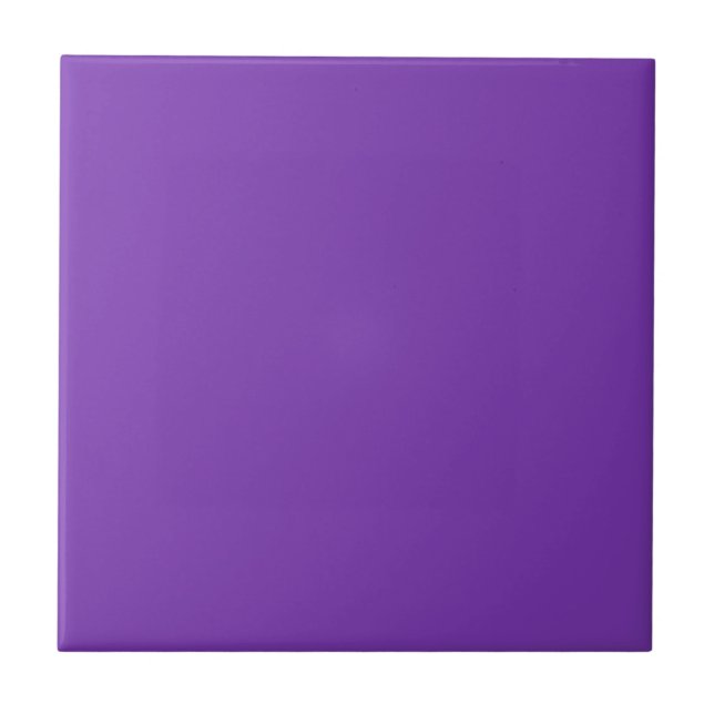 Plain Purple Background Tile (Front)