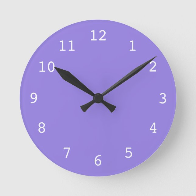 Plain purple clock (Front)