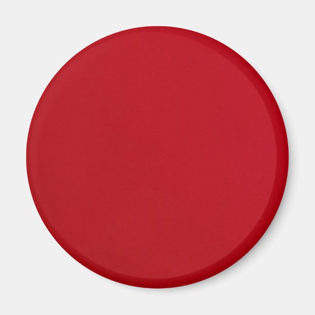 Plain Red Colour Magnet (Front)