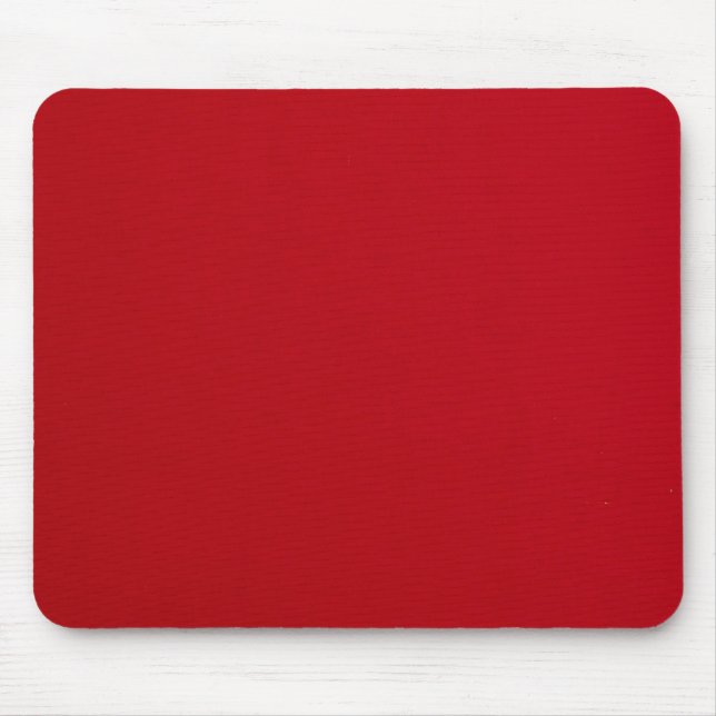 Plain Red Colour Mouse Mat (Front)