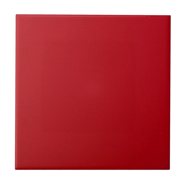 Plain Red Colour  Tile (Front)