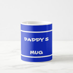 Plain Royal Blue Daddys Mug