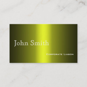 Plain Shades of Gold Professional Business Cards
