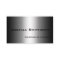 Plain Shades of Grey Modern Standard Business Card