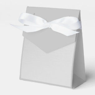 Plain Silver Favour Box