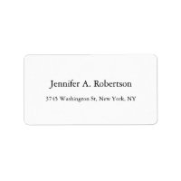 Plain Simple Elegant Classical Minimalist